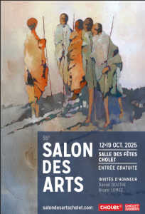Affiche du salon des arts de Cholet 2025