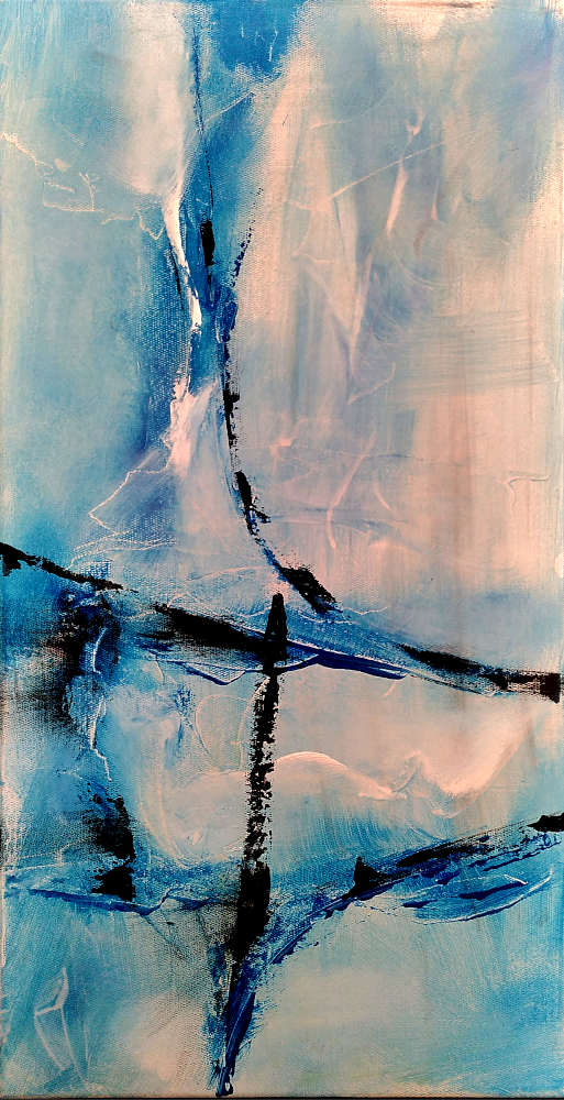 Tableau de Claire Hoddé s'intitulant Conversations avec Dieu